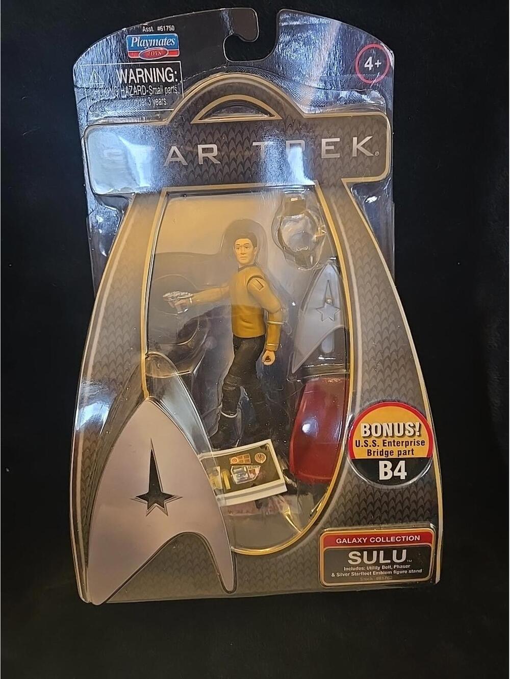 Star Trek Galaxy Collection 3.75” Sulu Playmates Toys 2009